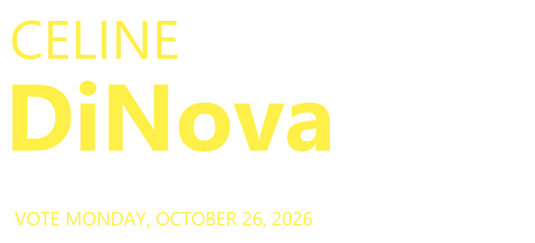 Celine DiNova, Catholic School Trustee candidate for Ward 7. Vote October 26, 2026.